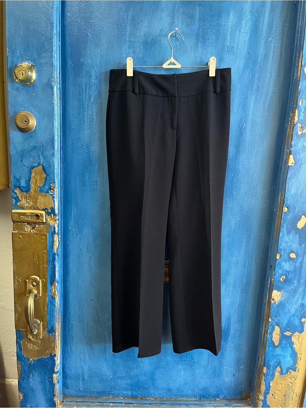 INC International Concepts Black Wide-Leg Trousers